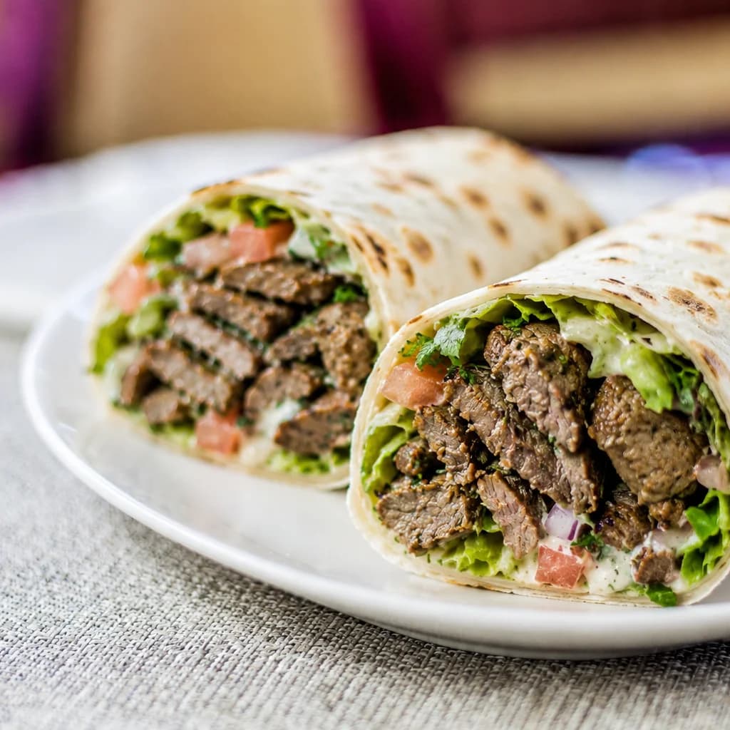Lamb Shish Kabob Wrap — Wraps